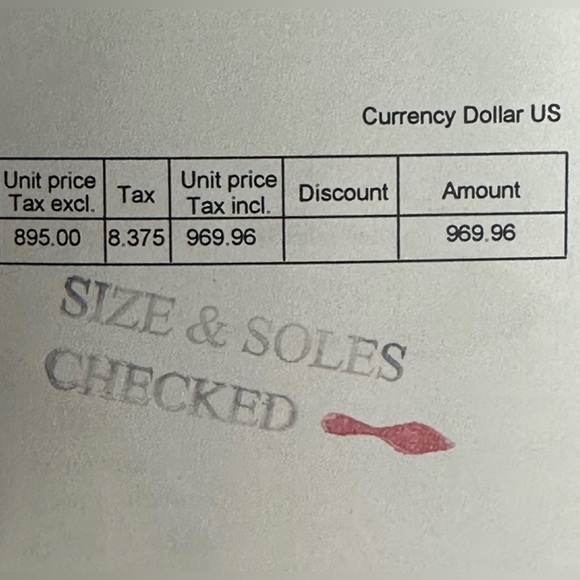 CHRISTIAN LOUBOUTIN HEELS - SIZE 38 - RED & BLACK - Picture 10 of 10